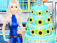 How To Make A Ice Themed Cake image