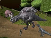 Midnight multiplayer dinosaur hunt image