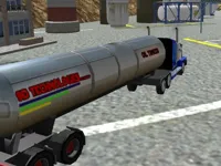 Oil Tanker Transporter Truck image