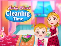 Baby Hazel Cleaning Time image