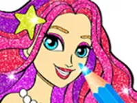 Princess Mermaid Coloring Game image