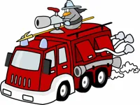 Cartoon Trucks Slide image