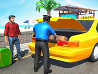 Offroad Mountain Taxi Cab Driver Game image