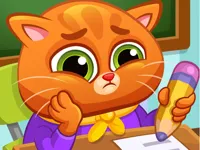 Lovely Virtual Cat At School image