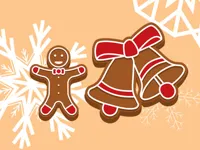 Gingerbread Man Coloring image