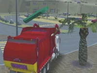 Island Clean Truck Garbage Sim image