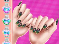 Royal Theme Nail Art DIY image