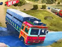 Indian Real Cargo Truck Driving Game image