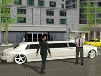 Limo Taxi Driving Simulator : Limousine Car Games image