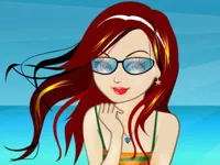 Beach Girl Dressup image